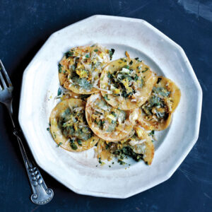 Homemade Bitter Greens Ravioli Recipe